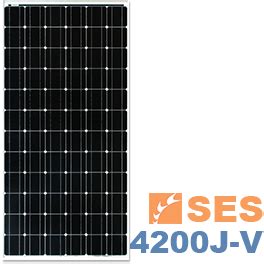 ses 4200j-v 200w 24v class 1 division 2 solar panel  IP67-rated waterproof connectors