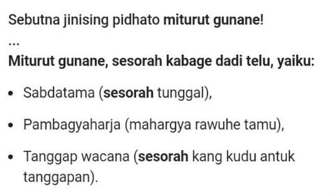 sesorah kanthi cara apalan kasebut  Amarga lafal, intonasi, lan irama kang dibisani uga ora padha