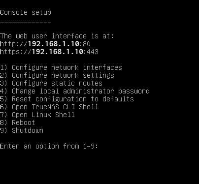 set static ip truenas Truenas SCALE multiple network interfaces