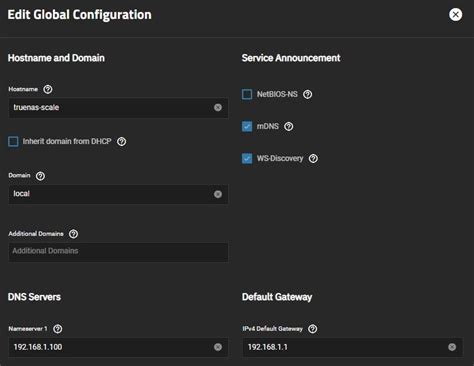 set static ip truenas scale 64