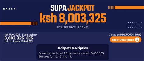 shabiki jackpot prediction today  All these jackpots will be sent to you via SMS on