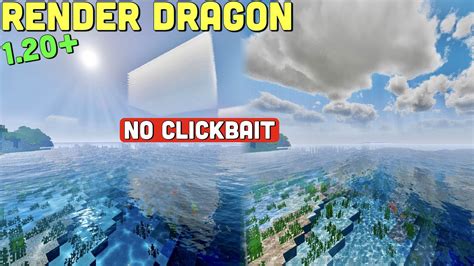 shader mcpe 1.20 render dragon 0 and 1