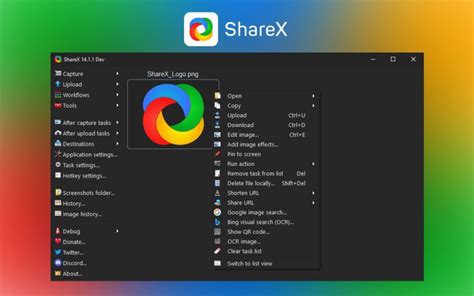 sharex for ubuntu exe to use admin privileges)ShareX developers could improve the UI of the application to make it an attractive option for Windows 10 users