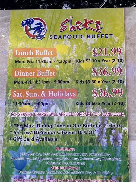 shiki seafood buffet coupon  View the menu for Shiki Of Elkin and restaurants in Elkin, NC