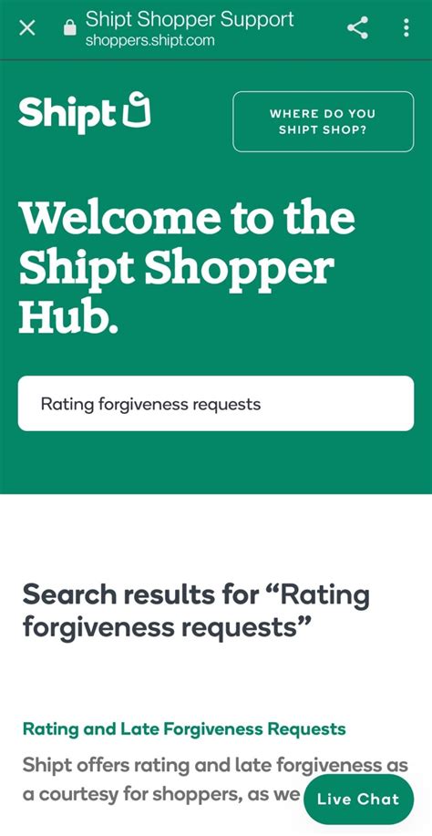 shipt rating forgiveness  If it is found that the shopper performed to Shipt’s expectations, then automatic forgiveness should be applied