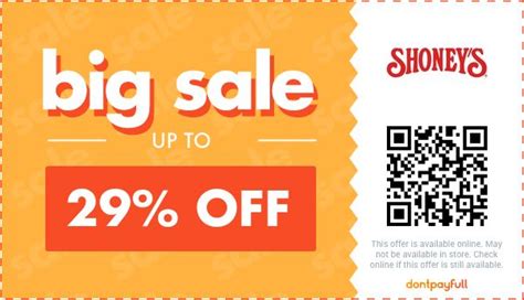 shoneys coupon codes  Last used 3wk