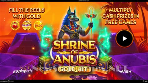 shrine of anubis gold hit demo  With 40 paylines to spin across, there are plenty of ways to land a strike and a massive prize in this game