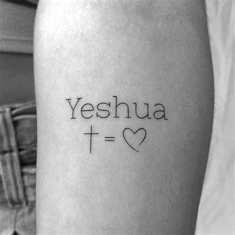 significado da tatuagem yeshua Sintético 184 Tatuagem jesus significado