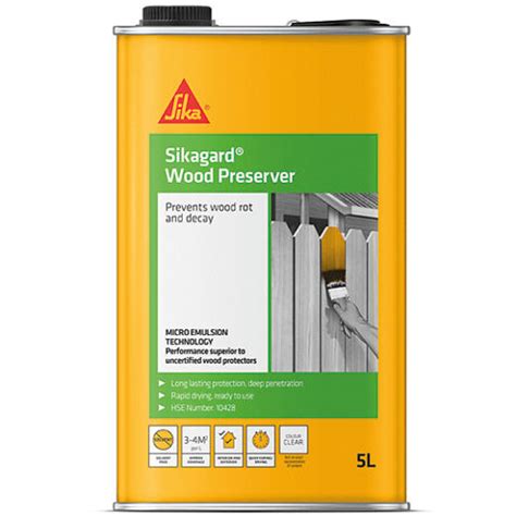 sikagard wood preserver  The Universal 5 Star Wood Treatment is a solvent free all-in-one treatment for wood