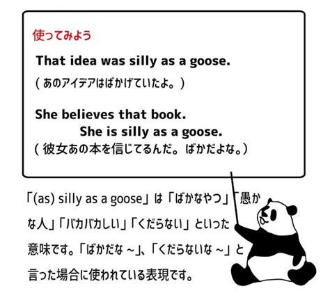 silly goose 意味  FREE shipping