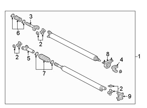 silverado 1500 driveshaft  GM 1 Piece Driveshaft Bill of Materials