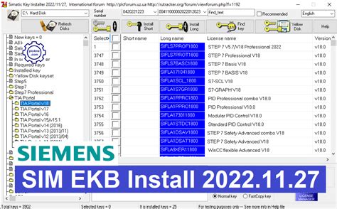 simatic ekb 2023 1 on my Website including all the Software in the TIA Portal V15