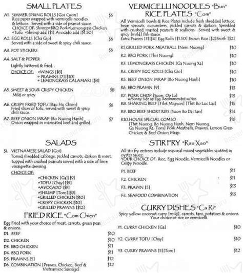 simmer vietnamese kitchen menu  their first night open! FANTASTIC! Great food