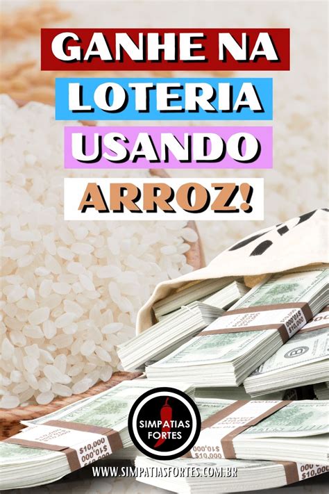 simpatia para ganhar na loteria com arroz  Aquele que habita no esconderijo do Altíssimo, à sombra do Onipotente descansará