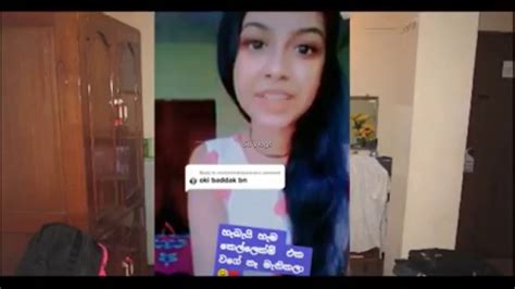 sinhala girl leak telegram inna aya set wenna wala grup ekak chat karanns ba