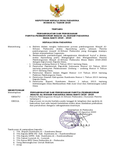 sk panitia pembangunan masjid pdf 2