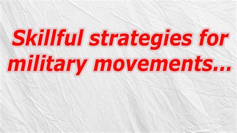 skillful strategies for military movements  Protective Projector Case