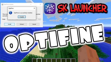 sklauncher optifine  Press New Installation