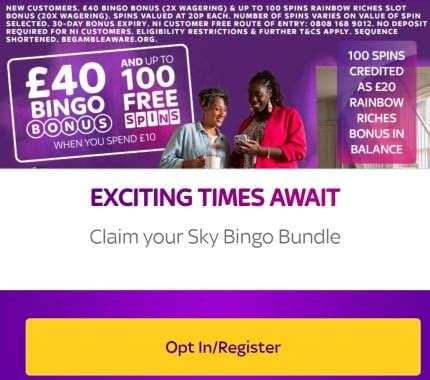 sky bingo promo code  5p MINIMUM STAKE