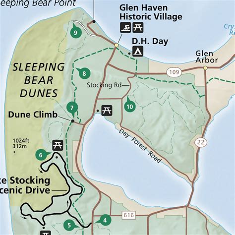 sleeping bear dunes national lakeshore rentals The river, which winds through the Sleeping Bear Dunes National Lakeshore before entering Lake Michigan at Platte Bay, cut a channel this month through a long, sandy spit which had previously