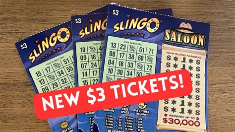 slingo lottery ticket  You must be at least 18 years old to purchase a ticket