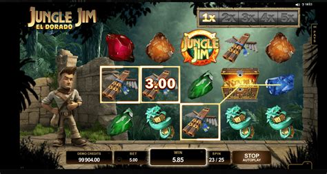 slot jungle jim eldorado  Jungle Jim El Dorado is a 5 reel, 25 paylines video slot by Microgaming
