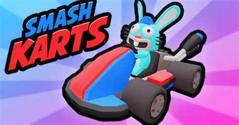 smash karts.com  You are able to collect object boxes and use the weapons in them