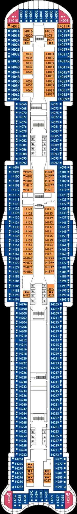 smeralda deck plan  Cruisedeckplans provides full interactive deck plans for the Costa Smeralda Deck 10 deck