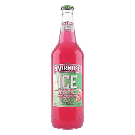 smirnoff watermelon mimosa calories Nutrition Facts Serving Size fl oz Amount Per Serving 228 Calories % Daily Value* 0% Total Fat 0g 0% Saturated Fat 0g Trans Fat 0g 0% Cholesterol 0mg 3% Sodium 58mg 11%