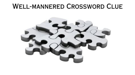 smooth mannered crossword clue  Click the answer to find similar crossword clues 