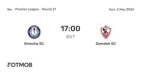 smouha sc vs zamalek sc lineups  Check live results, H2H, match stats, lineups, player ratings, insights, team forms, shotmap, and