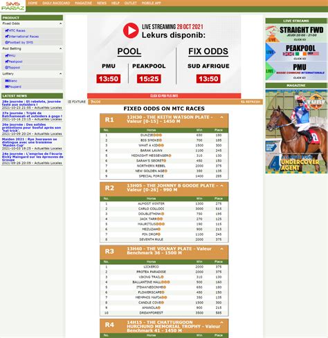 sms pariaz odd you should consult the official odds/ fixtures/ racecard/ results before placing/validating any bet