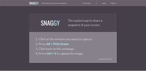 snaggy screenshot Keyboard shortcut for print screen
