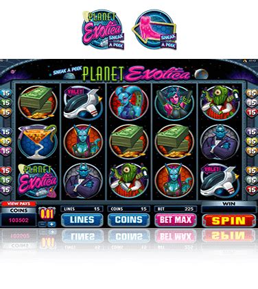 sneak a peek planet exotica real money  Planet Exotica Slot Machine Bonuses