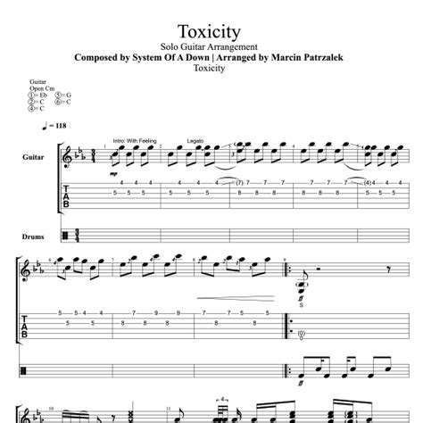 soad toxicity chords  100%