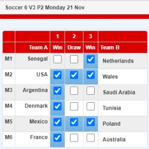 soccer 6 predictions  WELCOME TO TAB'S OFFICIAL SOCCER BETTING SITE - R50 MILLION PAID OUT EVERY MONTH! Home