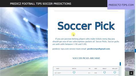 soccervista statarea  Victorspredict is the best source of free football tips and one of the top best football prediction site on the internet that provides sure soccer predictions