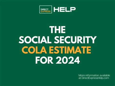 2024 social security cola estimate. Things To Know About 2024 social security cola estimate. 