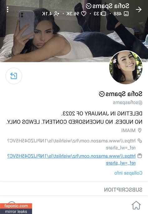 sofiaspams leaks Sofiaspams Onlyfans Leaked Video III