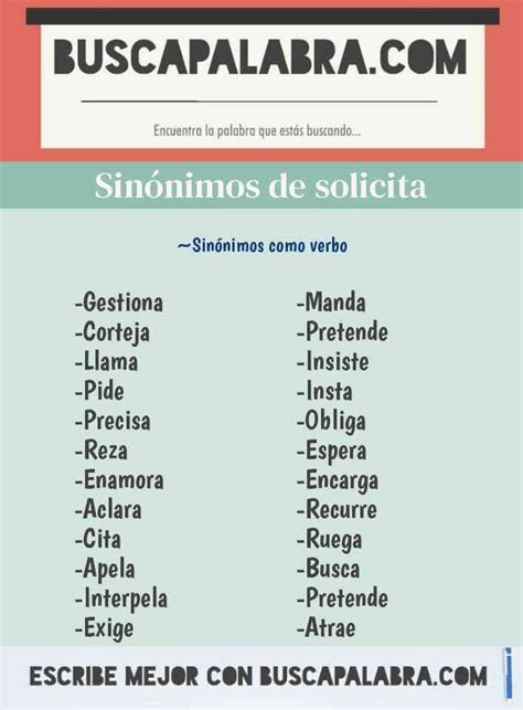 solícita sinonimo  S