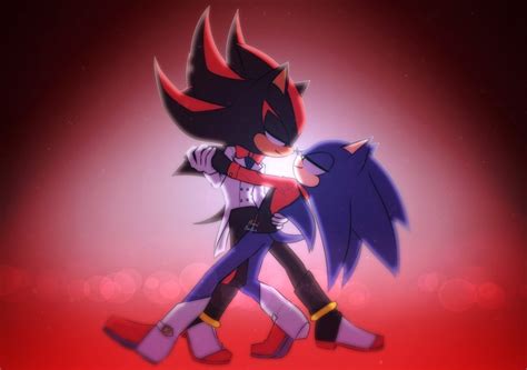 sonadow +18  This was SO MUCH FUN to draw! theres missing details but i got lazy so yeS #sonadow #SonicTheHedeghog #ShadowTheHedgehog #DTIYS btw congrats on 3K