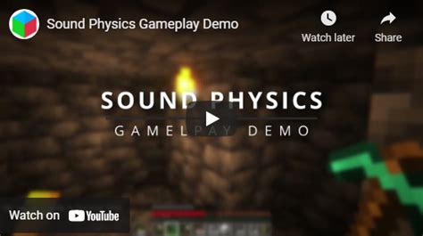 sound physics mod  Optional sound-occlusion