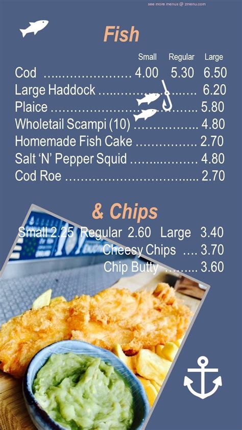 south cerney fish and chips menu  Review