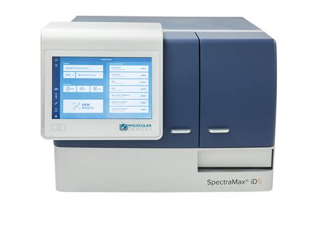 spectra max id5  The SpectraMax® iD5 multi-mode microplate reader is a complete laboratory solution to increase your research capabilities and comes with built-in absorbance, fluorescence, luminescence, time-resolved fluorescence (TRF) and tuneable fluorescence polarisation (FP) read modes