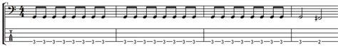 speed metal bass tabs The 9″ chord is used in most applications