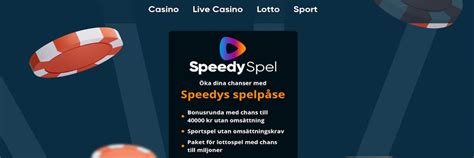 speedyspel review  Gambling with Speedy Limited is under supervision by Spelinspektionen