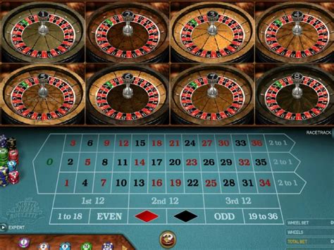 spil multi wheel roulette rigitge penge  Amerikansk roulette har en yderligere lomme nummereret 00
