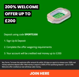 sportnation sign up offer  1 x £10 free bet to use on accumulators