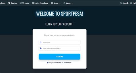 sportpesa login my account  Login or register to save your favorites