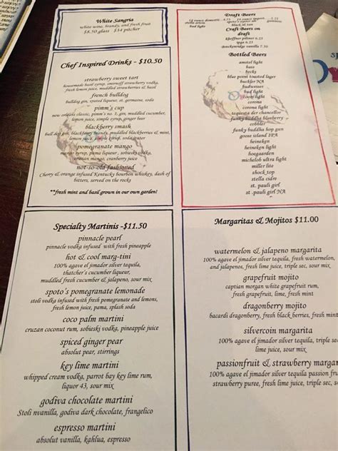 spoto's oyster bar menu  $10